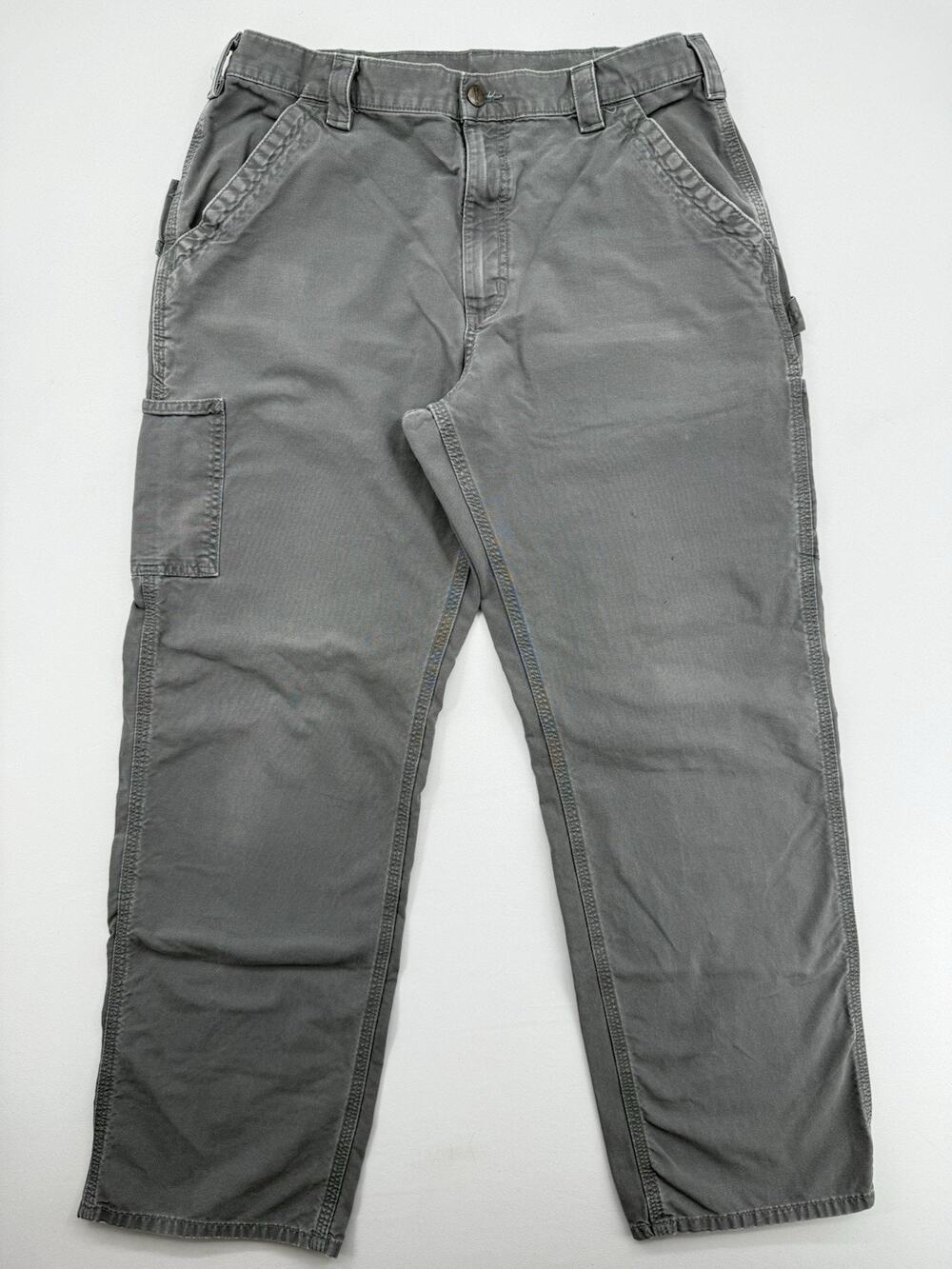 Mens Carhartt B151 Flat Dungaree Fit Charptier Work Pants 36x32